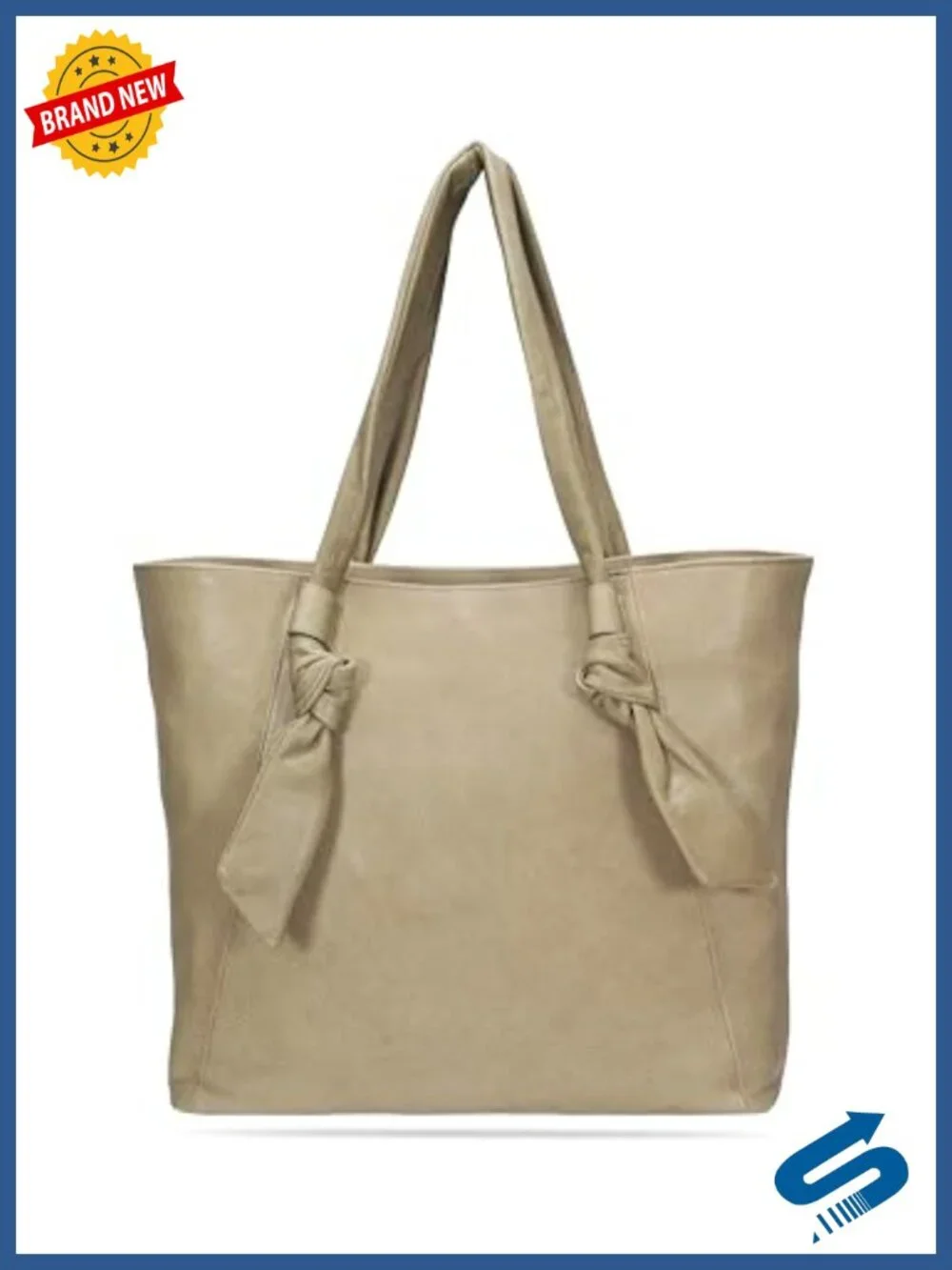 Genuine Leather Frye Women's Nora Knotted Tote Handbag